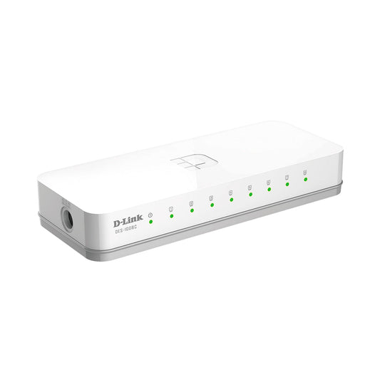 D-Link 8-Port 10/100 Mbps Unmanaged Switch - DES-1008C