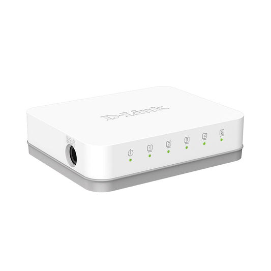D-Link 5-Port Gigabit Unmanaged Desktop Switch - DGS-1005A