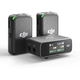 DJI Mic 2 - Pocket Size Pro Audio Wireless Microphone (2 TX + 1 RX + Charging Case)