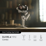 DJI RS 4 Mini Combo – Lightweight Camera Gimbal with Automated Axis Locks & Vertical Shooting