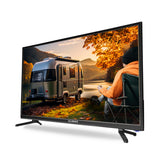 KB Elements ELT24DE910B 24" FHD LED TV with DVB-T2/S2, HDMI, USB, AC/DC Power, and Dual Remotes