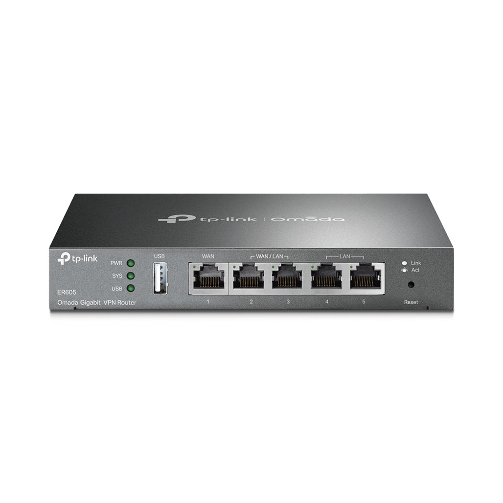 TP-Link ER605 (TL-R605) V2 Omada Gigabit VPN Router – Secure, High-Speed Multi-WAN Networking Solution