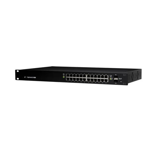 Ubiquiti EdgeSwitch 24 PoE (250W) – High-Capacity Layer 2/3 PoE Switch with 24 Gigabit Ports and 2 SFP Ports