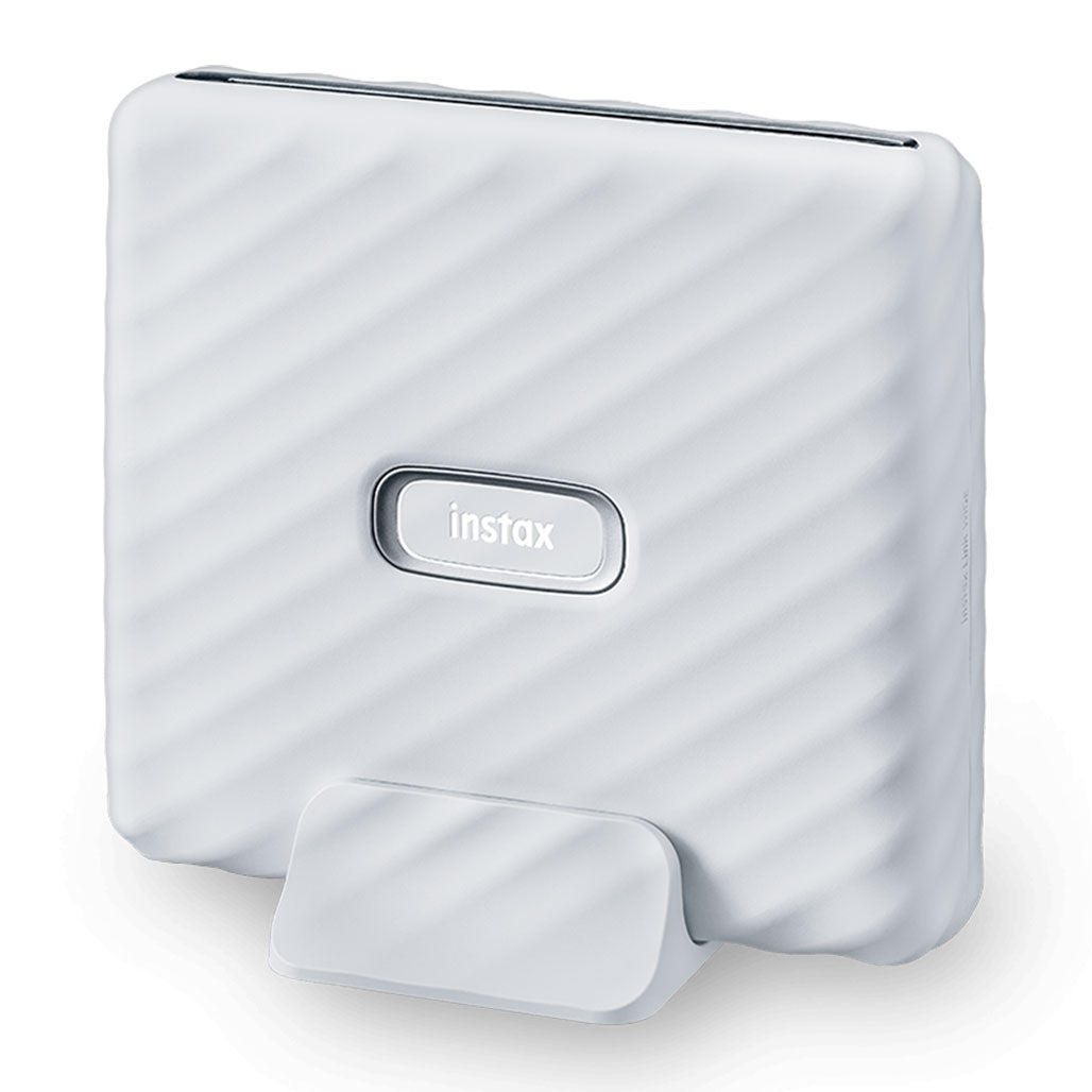 Fujifilm Instax Wide Link Smartphone Printer Photo Kit – White | Includes Film, Acrylic Stand & Album