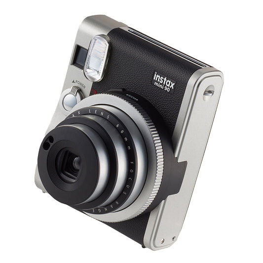 Fujifilm Instax Mini 90 Neo Classic Instant Camera - Black, Stylish Design with Advanced Features