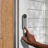 Google Nest Wi-Fi Video Doorbell - Battery Operated, Wireless Security in Ash Gray