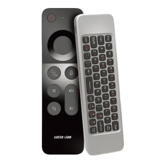 Green Lion 4-in-1 Wireless Remote with Keyboard – Black
