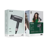 Green Lion 850W Hair Dryer with Quiet DC Motor & Styling Precision – Grey