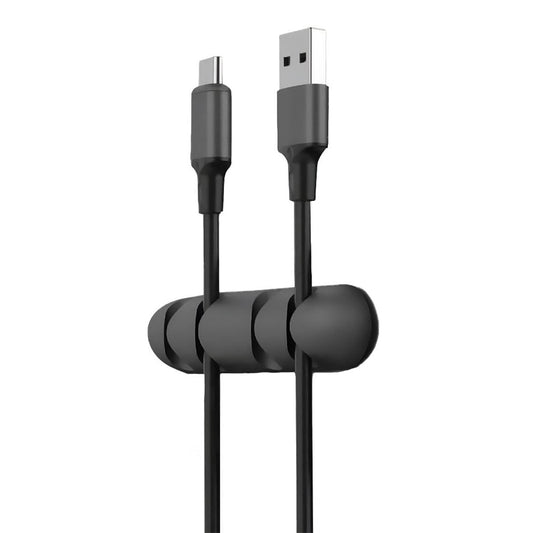 Green Lion 8-in-1 Cable Organizer - Black | Desk Cable Management Solution