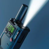 Green Lion GPX600 Long-Range Walkie Talkie – 16-Channel Two-Way Radio, 2500mAh Battery, Type-C Charging – Black