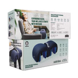 Green Lion Heated Leg, Arm & Knee Massager – 25W Power, 1500mAh Battery, 3D Air Cushion Massage, Digital Display, Blue