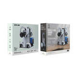 Green Lion PS5 Cooling Stand & Charging Station with Turbo Fan and 14-Disc Storage – White