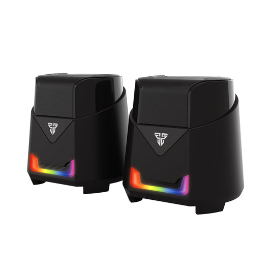 Fantech HELLSCREAM GS205 Portable RGB Gaming and Music Speaker with 45mm Driver, 360° Surround Sound, and USB 2.0 Connectivity