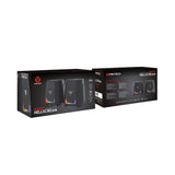 Fantech HELLSCREAM GS205 Portable RGB Gaming and Music Speaker with 45mm Driver, 360° Surround Sound, and USB 2.0 Connectivity