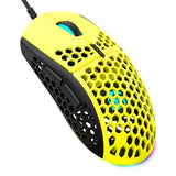 GamerTek GM16 Ultralight Precision Wired Gaming Mouse - 16,000 DPI RGB, Kailh GM 8.0 Switches, Lightweight Design
