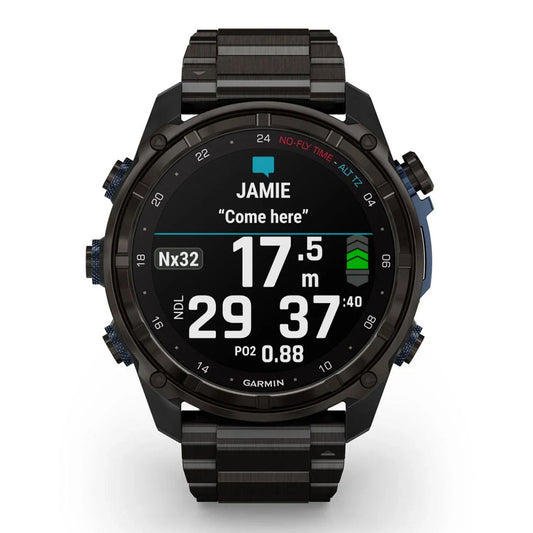 Garmin Descent™ Mk3i - Carbon grey DLC titanium with DLC titanium band | 010-02752-14