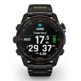 Garmin Descent™ Mk3i - Carbon grey DLC titanium with DLC titanium band | 010-02752-14