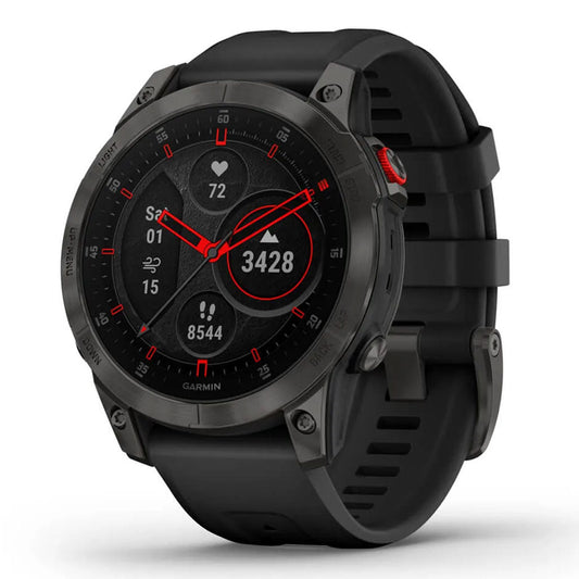Garmin epix™ (Gen 2) Sapphire Edition (USED) 010-02582-11 - Black Titanium with Black Band