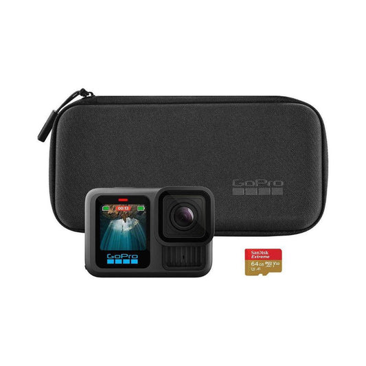 GoPro HERO13 Black Action Camera Bundle with Accessories – 27MP & 5.3K Video Quality