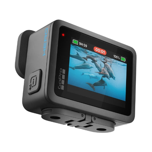 GoPro Hero 4K Action Camera - Durable, Waterproof Design, Built-in Mounting Fingers, 12MP Photos, and HyperSmooth Stabilization