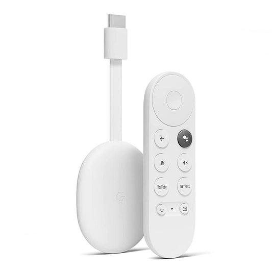 Google Chromecast with Google TV (4K) - Snow from Google sold by 961Souq-Zalka