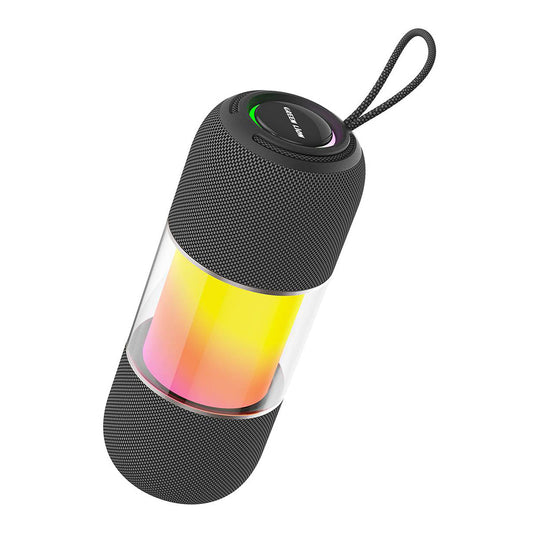 Green Lion Change Pro RGB Portable Speaker – 20W, 360° Audio, TWS, IPX7 Waterproof, 8H Playtime, Extra Bass, Bluetooth 5.3 – Black