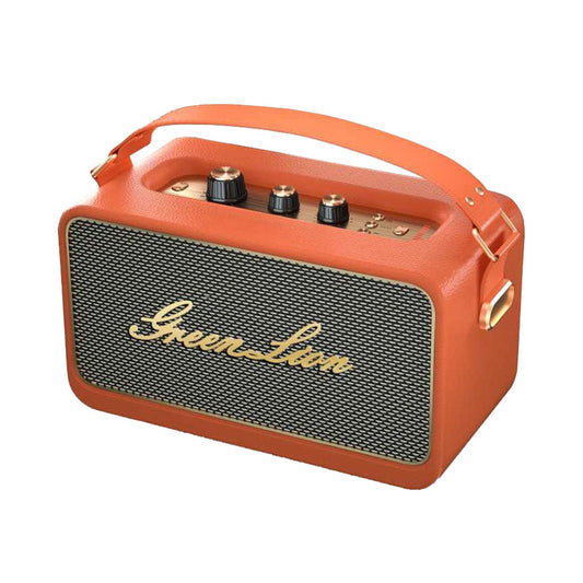 Green Lion Classic Stereo Speaker - Orange - GNCLSTEROSPOG