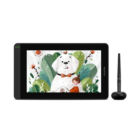 HUION Kamvas 12 Drawing Tablet – 11.6" Full HD IPS Display, 120% sRGB Color Gamut, PenTech 3.0, ±60° Tilt Support, 8 Programmable Keys