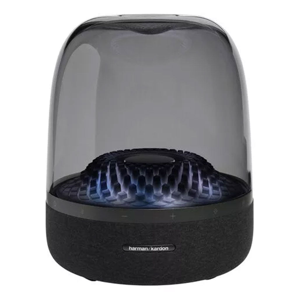 Harman Kardon Aura Studio 4 - Premium 360-Degree Bluetooth Speaker with Diamond-Effect Lighting