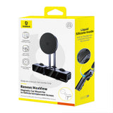 Baseus MaxView Magnetic Car Mount for In-Vehicle Infotainment | 150° Foldable, 270° Angle-Free Viewing | Secure & Convenient