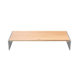 J5Create JCT425 Wood Monitor Stand with USB-C Docking Station – Eco-Friendly Desk Organizer with 4K HDMI and Power Delivery