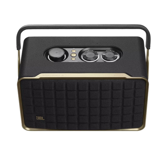 JBL Authentics 300 Portable Smart Home Speaker - Retro Design with Advanced Sound and Built-in Battery