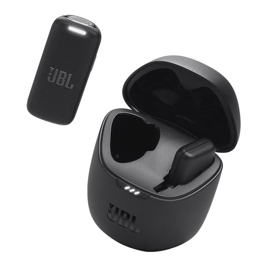 JBL Quantum Stream Wireless USB-C Microphone - Low Latency, Adjustable Mic Gain, and Omnidirectional Recording for Android & Apple Devices