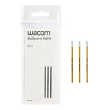 Wacom KP13300D Ballpoint Pen for Intuos Pro – Precision Drawing with 1.0mm Nib, Black Oil Ink, and 8,192 Pressure Levels