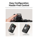 Hollyland Lark M2S Combo - Ultra-Light Wireless Microphone with 30 Hours Battery Life, Superior Noise Cancellation & 300m Range