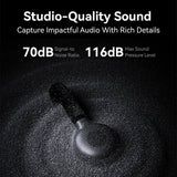 Hollyland Lark M2S Combo - Ultra-Light Wireless Microphone with 30 Hours Battery Life, Superior Noise Cancellation & 300m Range