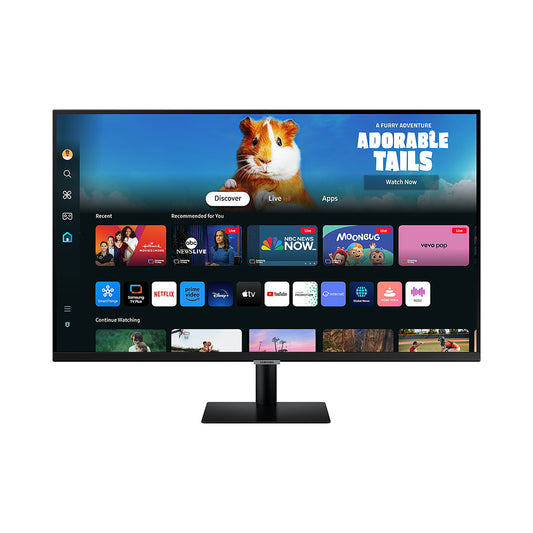 Samsung 32" M5 Smart Monitor with FHD Display, Streaming Apps, Gaming Hub, SmartThings Control, and Workspace Integration
