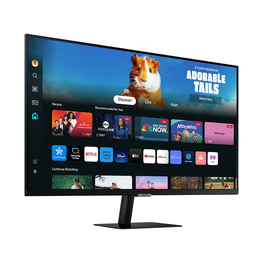 Samsung 32" M5 Smart Monitor with FHD Display, Streaming Apps, Gaming Hub, SmartThings Control, and Workspace Integration