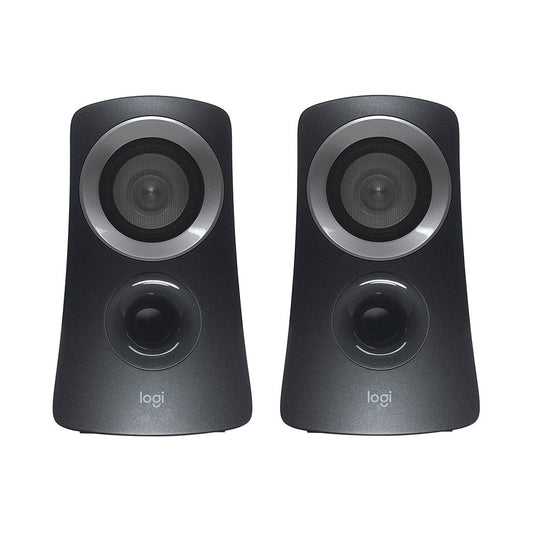 Logitech 980-000447 Z313 Speaker System With Subwoofer - Compact 2.1 Audio System for Enhanced Sound Quality