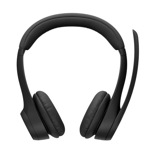 Logitech Zone 300 Wireless Headset - Midnight Black | Dual Noise-Canceling Mics, 20-Hour Battery Life