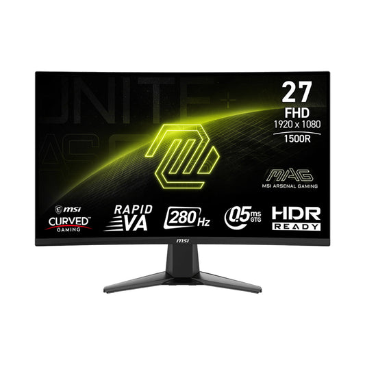 MSI MAG 276CXF – 27” FHD 280Hz Gaming Monitor with Rapid VA Panel & AI Vision