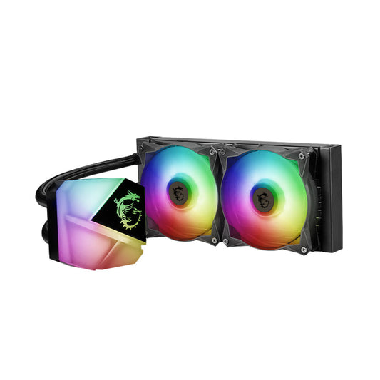 MSI MAG Coreliquid C240 - ARGB CPU Cooler with High Thermal Dissipation