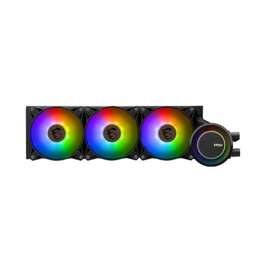 MSI MAG CoreLiquid E360 - Black ARGB CPU Cooler with Advanced Thermal Technology - 306-7ZW6E21-C24