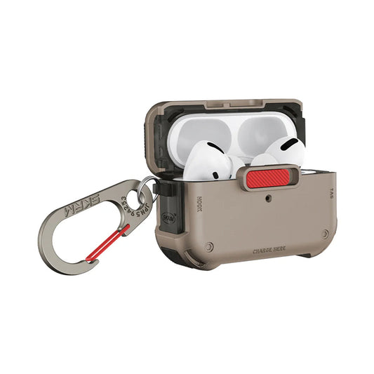 Skinarma MECHA Magnetic Locking Case for AirPods Pro 2 – Retro-Futuristic Protective Shell