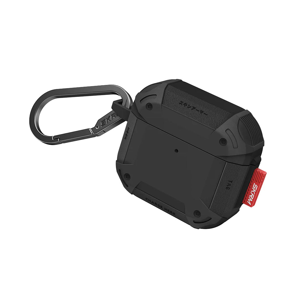 Skinarma MECHA CE AirPods 4 Case – Durable Retro-Futuristic Protection with Enhanced Grip & Wireless Charging Support