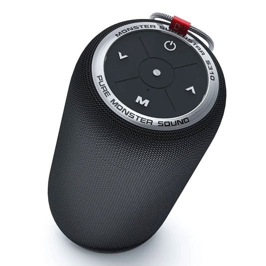 Monster S310 Superstar Portable Bluetooth Speaker Kit | 360° Stereo Sound, Long Battery Life, True Wireless PairingMonster S310 Superstar Portable Bluetooth Speaker Kit | 360° Stereo Sound, Long Battery Life, True Wireless Pairing