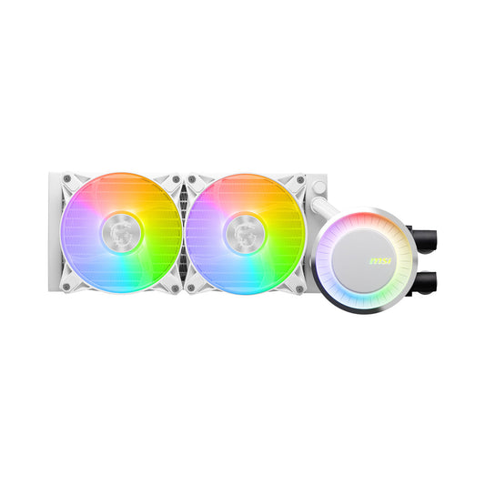 MSI MAG CoreLiquid E240 - White ARGB CPU Cooler with Premium Thermal Performance - 306-7ZW5E21-C24
