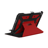 UAG Metropolis Series Red Folio Case for iPad Pro 11" (3rd Gen, 2021) & iPad Air 10.9" (4th Gen) - Rugged 360° Protection with Apple Pencil Holder