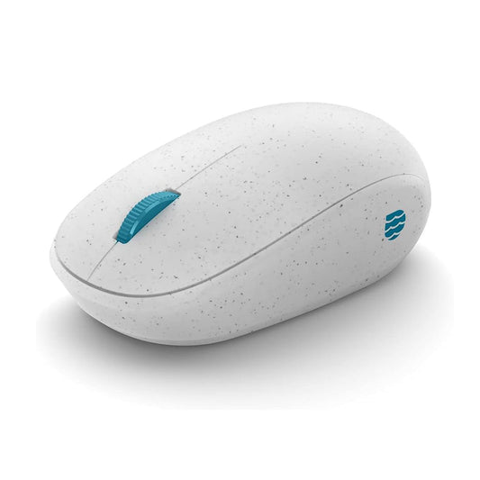 Microsoft Ocean Plastic Mouse - White | Eco-Friendly Design with Bluetooth 5.0 and Up to 12 Months Battery Life