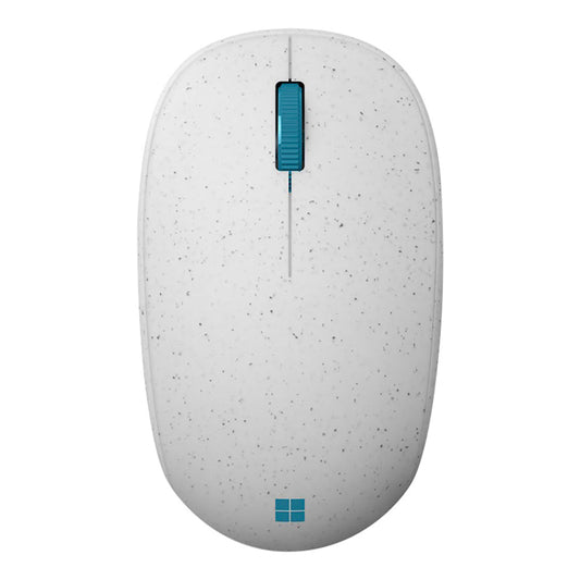 Microsoft Ocean Plastic Mouse - White | Eco-Friendly Design with Bluetooth 5.0 and Up to 12 Months Battery Life